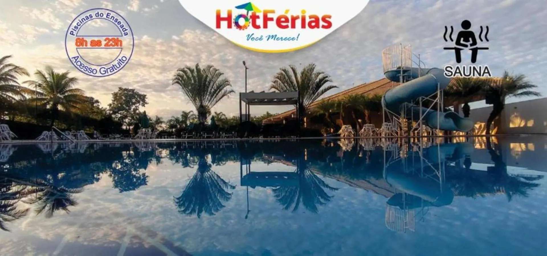 Flat Enseada Em Caldas Novas, Incluso Parque Aquatico Com Agua Termal E Roupa De Cama, Parcele Em Ate 6X - Hotferias