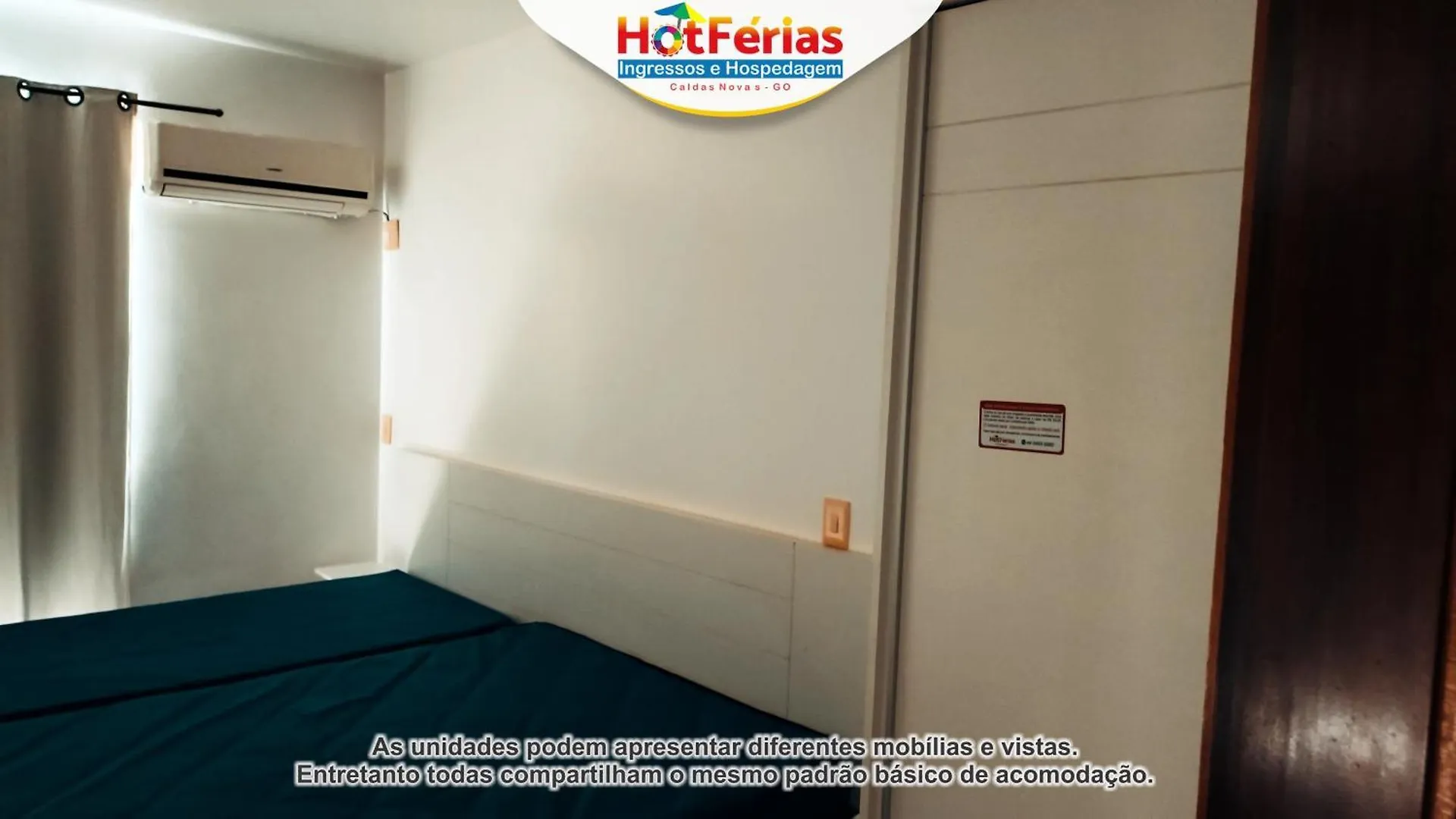 Flat Enseada Em Caldas Novas, Incluso Parque Aquatico Com Agua Termal E Roupa De Cama, Parcele Em Ate 6X - Hotferias דירה