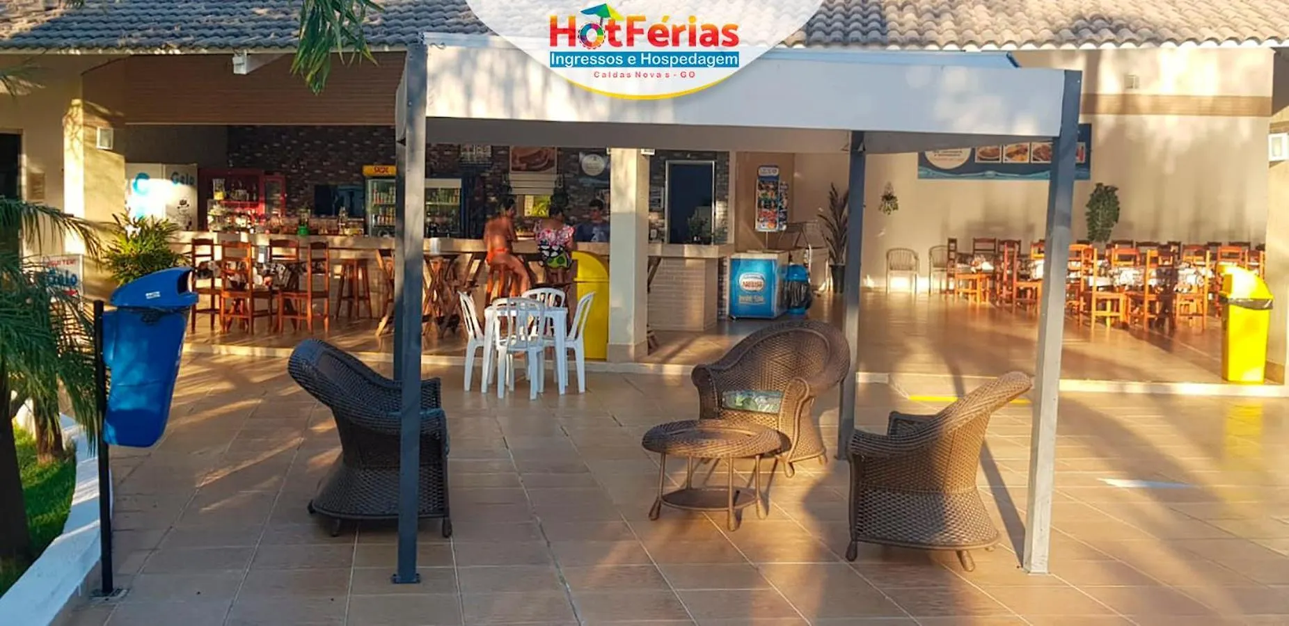 Flat Enseada Em Caldas Novas, Incluso Parque Aquatico Com Agua Termal E Roupa De Cama, Parcele Em Ate 6X - Hotferias דירה