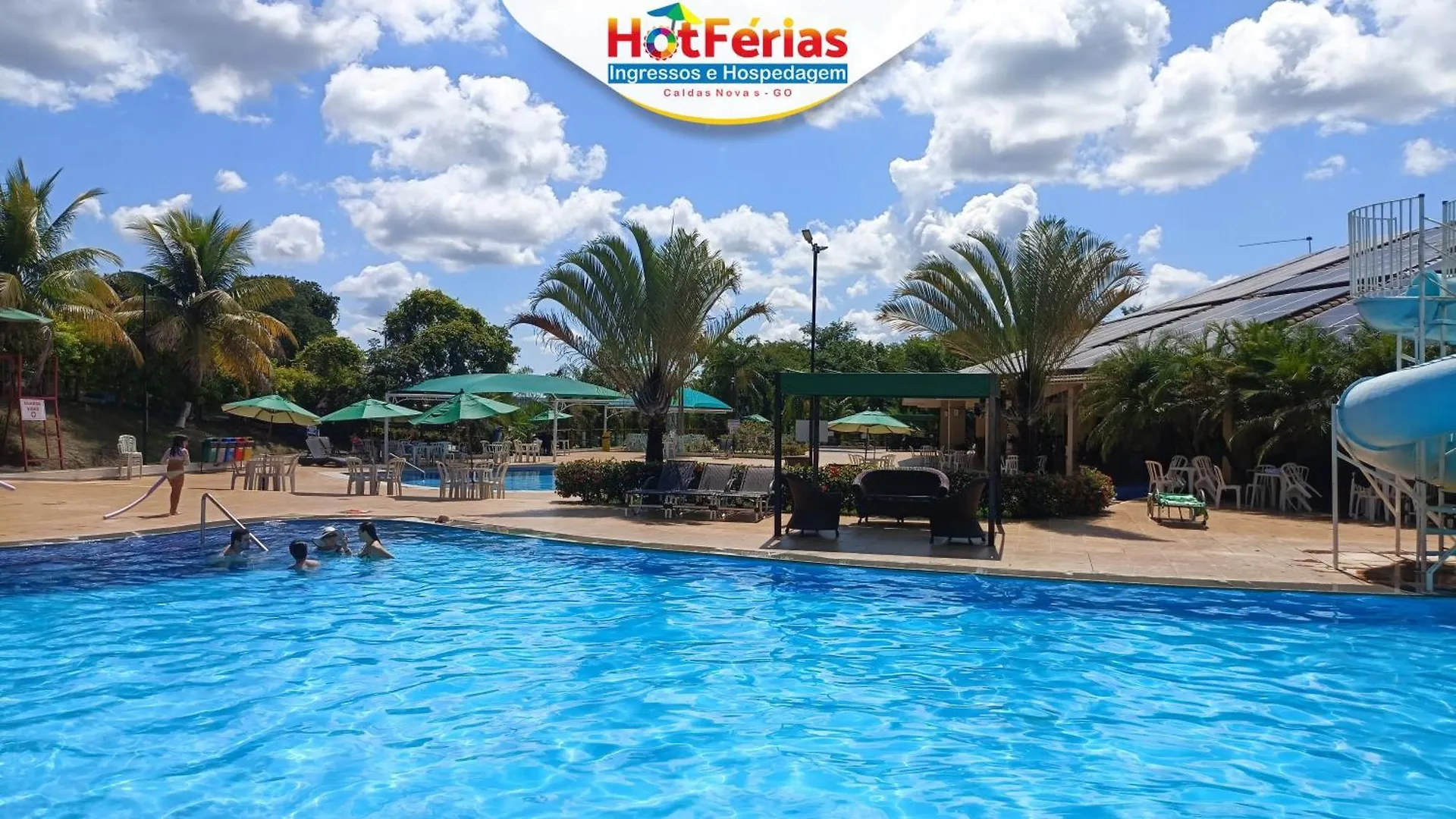 Flat Enseada Em Caldas Novas, Incluso Parque Aquatico Com Agua Termal E Roupa De Cama, Parcele Em Ate 6X - Hotferias 0*,